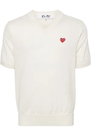 Comme des Garçons Trøje med hjertemærke
