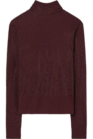 Tory Burch Krystaludsmykket rullekrave