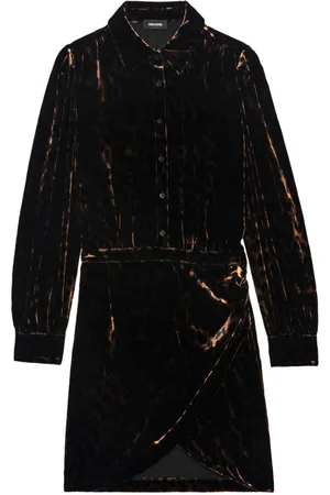 Zadig & Voltaire Rulipe skjortekjole i velour