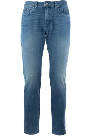 HUGO BOSS Jeans med smal pasform og forvasket effekt