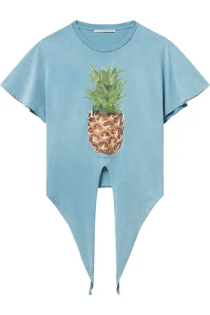 Stella McCartney T-shirt med ananastryk