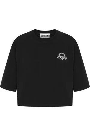 Moschino T-shirt med broderet logo