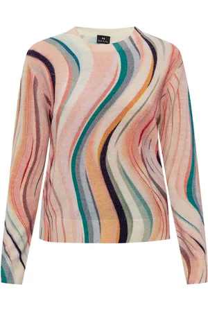 Paul Smith Intarsiastrikket sweater med hvirvel