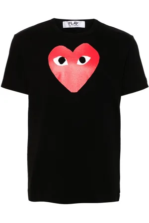 Comme des Garçons T-shirt med hjertetryk
