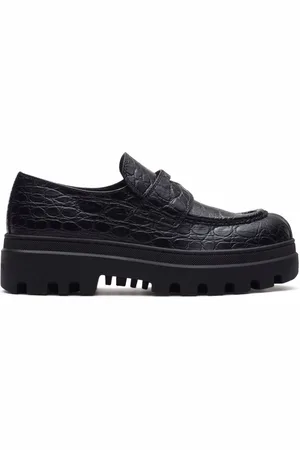 CAR SHOE Mokkasiner med krokodilleeffekt