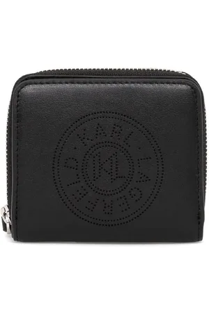 Karl Lagerfeld K/Circle foldepung i læder