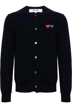Comme des Garçons Double heart cardigan