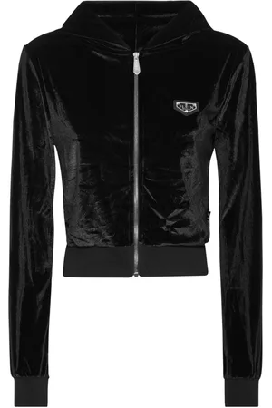 Philipp Plein Crystal Signature hættetrøje