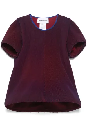 MELITTA BAUMEISTER Plisseret top