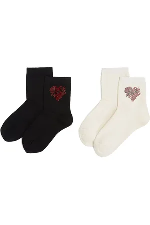 Karl Lagerfeld K/heart strømper (pakke med to)
