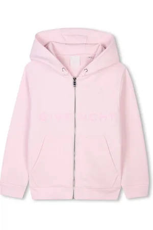 Givenchy Hættetrøje med logotryk og lynlås