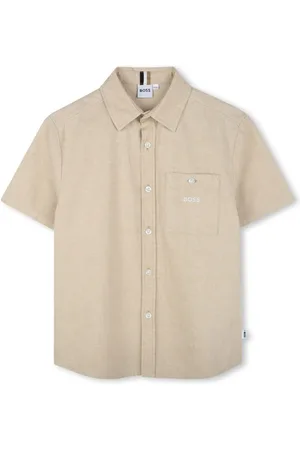HUGO BOSS Skjorte med broderet logo