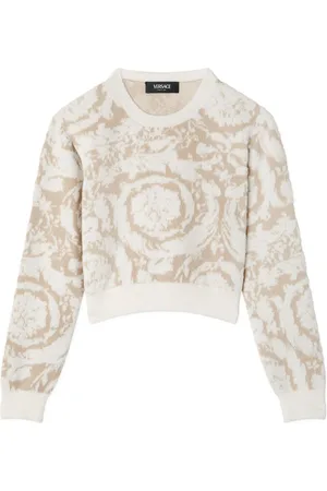 VERSACE Barocco sweater i jacquard