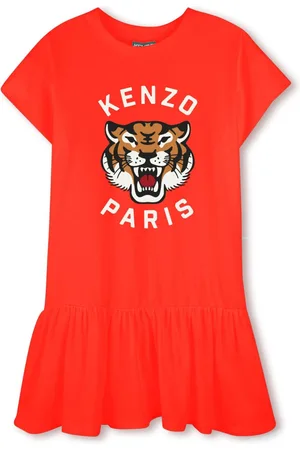 Kenzo Kjole med tigertryk