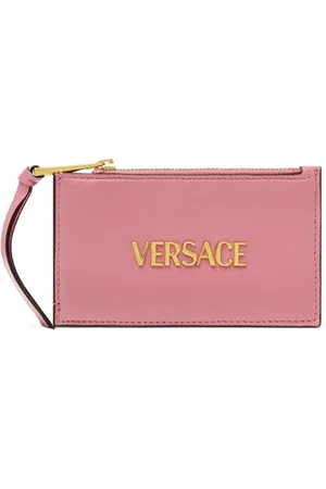 VERSACE Kortholder med lynlås og mærke