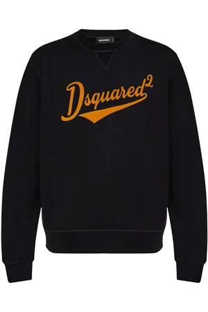 Dsquared2 Sweatshirt med flock-tekstur og logo