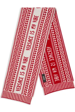 VERSACE Fair Isle tørklæde i jacquard