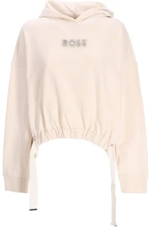 HUGO BOSS Hættetrøje med logo-applikation