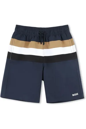 HUGO BOSS Stribede badeshorts