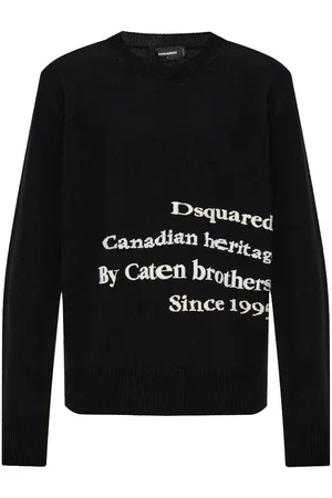 Dsquared2 Sweater med tekstbroderi