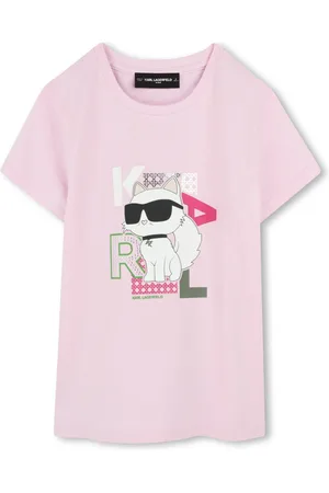 Karl Lagerfeld T-shirt med grafisk tryk