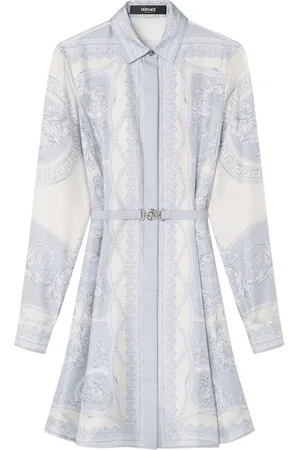 VERSACE Kort La Coupe des Dieux skjortekjole