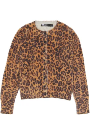Bimba y Lola Cardigan med leopardmønster