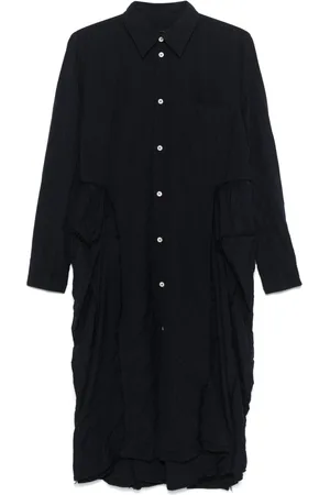 Comme des Garçons Midi kjole med slitageeffekt