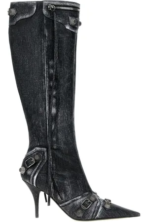 Balenciaga Cagole 90mm støvler i læder