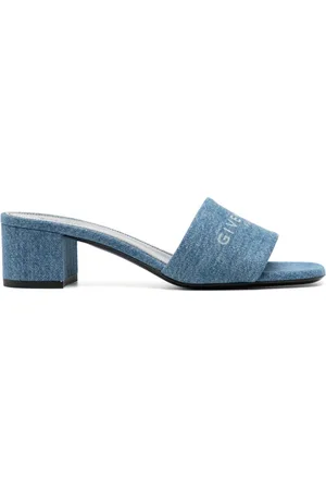 Givenchy 50mm mules med logotryk