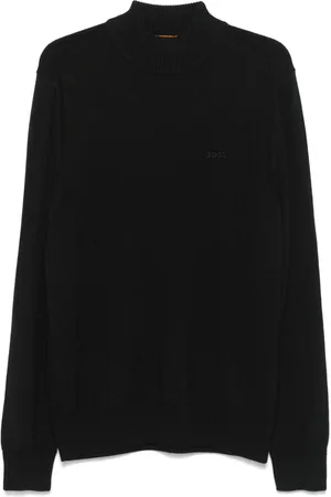 HUGO BOSS Sweater med logo-broderi