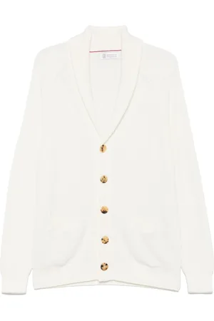 Brunello Cucinelli Ribstrikket cardigan