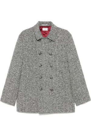 Brunello Cucinelli Frakke med chevron-mønster