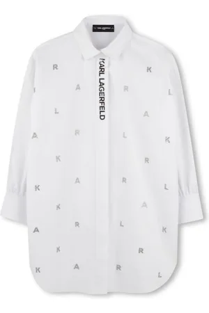 Karl Lagerfeld Kjole med logo-applikation