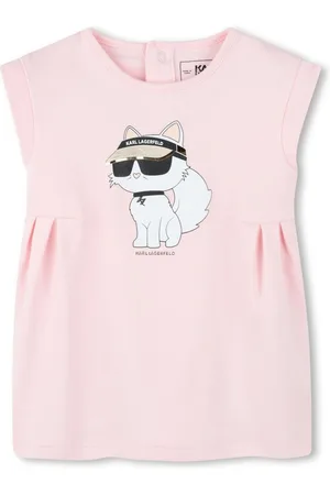 Karl Lagerfeld Kjole med Choupette-tryk