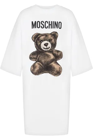 Moschino Kort kjole med bamsemotiv