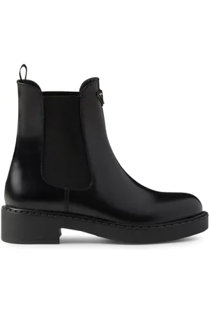 Prada 50mm ankelstøvler i læder