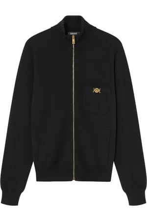 VERSACE Sweater med lynlås