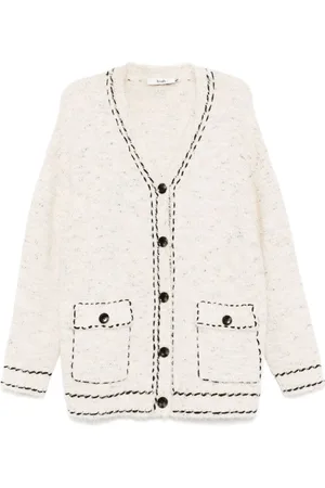 B+AB Cardigan med V-hals