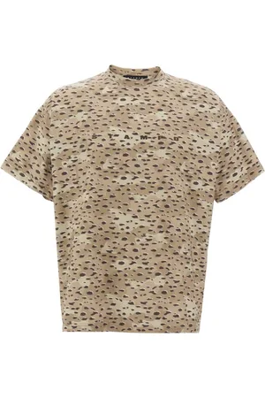 STAMPD T-shirt med leopardtryk og kamuflagetryk