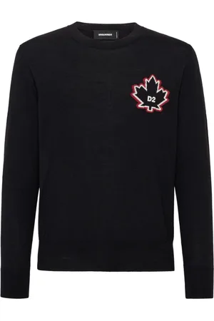 Dsquared2 D2 Leaf-intarsia trøje