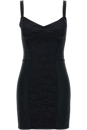 Dolce & Gabbana Blomstret bustier-kjole