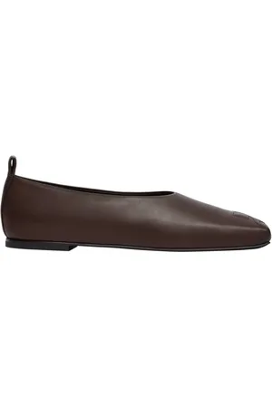Courrèges Minimalistiske loafers i læder