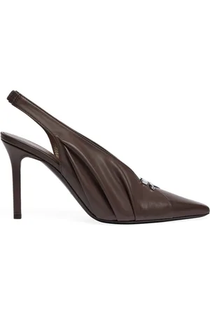 Courrèges 90 mm draperede slingback-pumps
