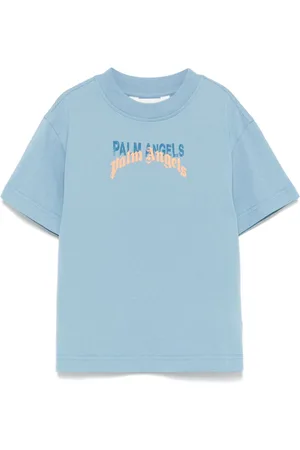 Palm Angels T-shirt med dobbelt logo