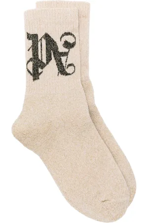 Palm Angels Strømper i lurex med monogram