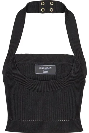 Balmain Top med halterneck
