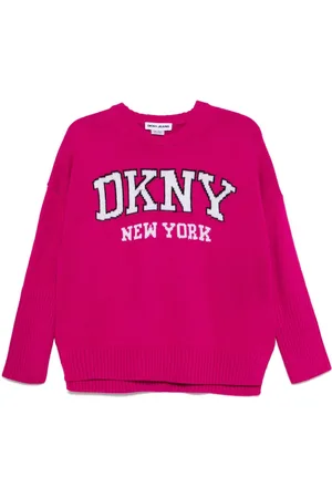 DKNY Sweater med varsity-logo