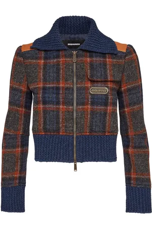 Dsquared2 Ternet jakke med lynlås