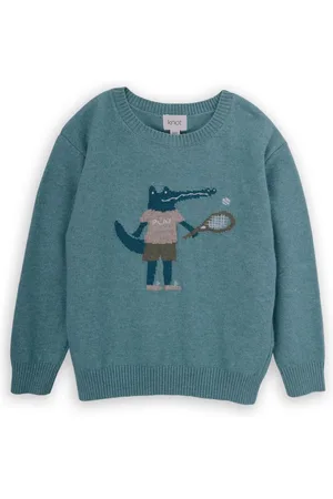 KNOT Sweater med krokodilletryk